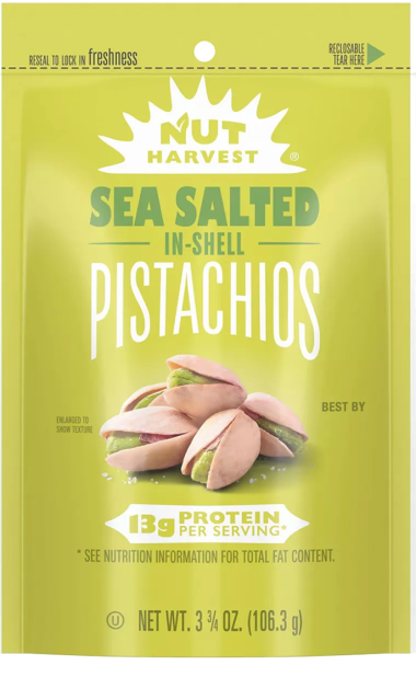 NUT HARVEST® Sea Salted In-Shell Pistachios