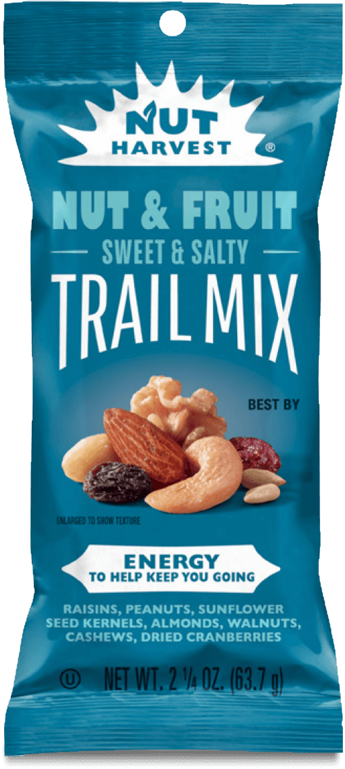 Bag of NUT HARVEST® Nut & Fruit Sweet & Salty Trail Mix