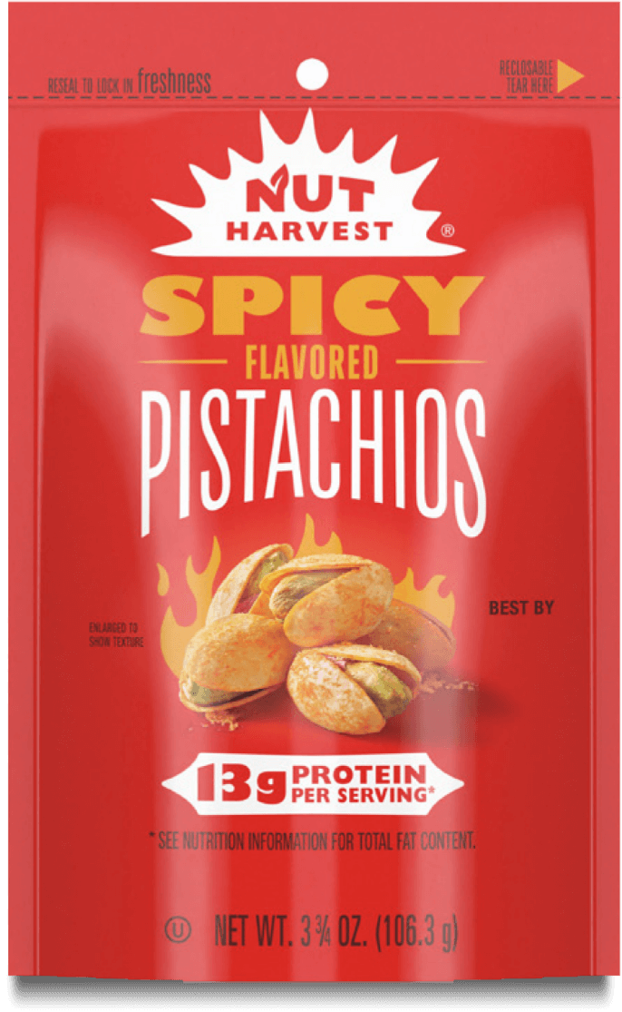 NUT HARVEST® Spicy Flavored Pistachios